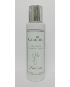 Canotier Leche Hidratante de Cuerpo y Manos  de  Lavanda100 ml ( Tamaño de viaje)