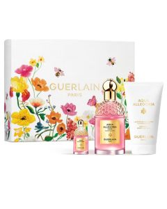 Estuche Aqua Allegoria Rosa Rossa  EDT 75ml + Body 75ml+ Miniatura 7,5ml